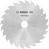 Диск карбиден за рязане Bosch на дърво  140 мм, 20 мм, 1 мм, 24 z, PRO Wood cordless