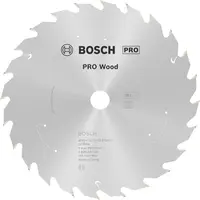 Диск карбиден за рязане Bosch на дърво  165 мм, 15.88 мм, 1 мм, 24 z, PRO Wood cordless