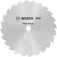 Диск карбиден за рязане Bosch на дърво  184 мм, 16 мм, 1 мм, 24 z, PRO Wood cordless