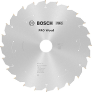 Диск карбиден за рязане Bosch на дърво  216 мм, 30 мм, 1.2 мм, 24 z, PRO Wood cordless - product - 095 BSH2076