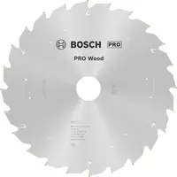 Диск карбиден за рязане Bosch на дърво  216 мм, 30 мм, 1.2 мм, 24 z, PRO Wood cordless