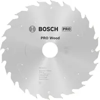 Диск карбиден за рязане Bosch на дърво  190 мм, 30 мм, 1.1 мм, 24 z, PRO Wood cordless