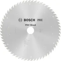 Диск карбиден за рязане Bosch на дърво  254 мм, 30 мм, 1.6 мм, 60 z, PRO Wood cordless