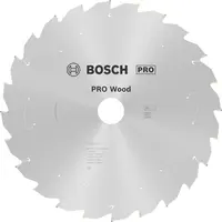 Диск карбиден за рязане Bosch на дърво  250 мм, 30 мм, 1.6 мм, 24 z, PRO Wood cordless