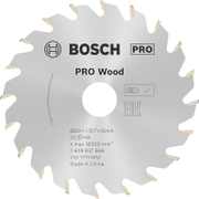 Диск карбиден за рязане Bosch на дърво  85 мм, 15 мм, 0.7 мм, 20 z, PRO Wood cordless - product - 095 BSH2090