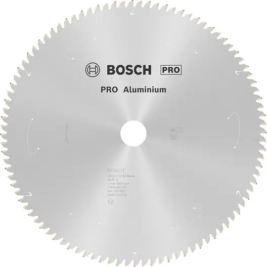 Диск карбиден за рязане Bosch на алуминий  305 мм, 30 мм, 1.8 мм, 96 z, PRO Aluminium cordless