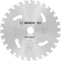 Диск карбиден за рязане Bosch на метал  136 мм, 15.88 мм, 1.2 мм, 30 z, PRO Steel cordless