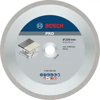 Диск диамантен за сухо рязане Bosch на керамика, теракот и фаянс  230 мм, 22.23 мм, 2.4 мм, PRO Ceramic
