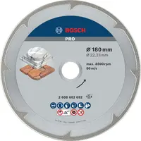 Диск диамантен за мокро рязане Bosch мрамор и мек камък  180 мм, 22.23 мм, 2.2 мм, PRO Marble