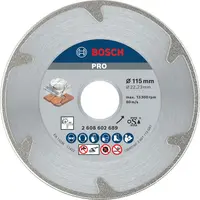 Диск диамантен за мокро рязане Bosch мрамор и мек камък  115 мм, 22.23 мм, 2.2 мм, PRO Marble