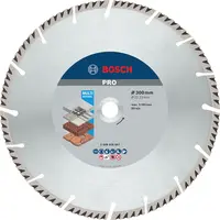 Диск диамантен за сухо рязане Bosch универсален  300 мм, 22.23 мм, 3.3 мм, PRO Multi Material