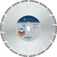 Диск диамантен за сухо рязане Bosch универсален  350 мм, 20 мм, 3.3 мм, PRO Multi Material