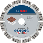 Диск диамантен за сухо рязане Bosch на тухли  150 мм, 22.23 мм, 2.4 мм, PRO Abrasive - product - 095 BSH2171