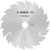 Диск циркулярен за рязане Bosch на дърво напречно надлъжно с HM пластини  130 мм, 16 мм, 1.4 мм, 18 z, PRO Wood