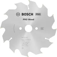 Диск циркулярен за рязане Bosch на дърво напречно надлъжно с HM пластини  150 мм, 20/16 мм, 1.4 мм, 12 z, PRO Wood