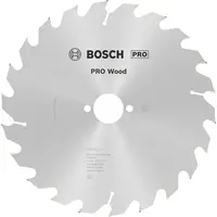 Диск циркулярен за рязане Bosch на дърво напречно надлъжно с HM пластини  216 мм, 30 мм, 1.6 мм, 22 z, PRO Wood