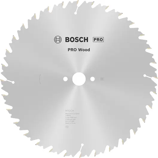Диск циркулярен за рязане Bosch на дърво напречно надлъжно с HM пластини  350 мм, 30 мм, 2.5 мм, 32 z, PRO Wood