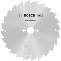 Диск циркулярен за рязане Bosch на дърво напречно надлъжно с HM пластини  254 мм, 30 мм, 1.8 мм, 24 z, PRO Wood