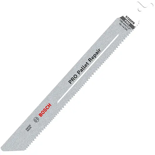 Нож за саблен трион Bosch за дърво и пластмаса  190 мм, 10-14 TPI, 100 бр., PRO Pallet Repair S725VFR