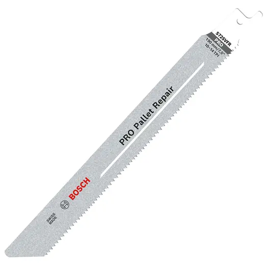 Нож за саблен трион Bosch за дърво и пластмаса  190 мм, 10-14 TPI, PRO Pallet Repair S725VFR
