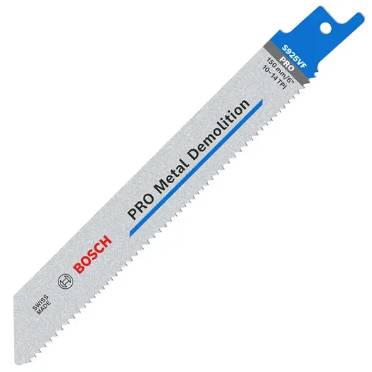 Нож за саблен трион Bosch за метал  150 мм, 10-14 TPI, PRO Metal Demolition S925VF