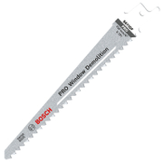 Нож за саблен трион Bosch за дърво и пластмаса  150 мм, 6 TPI, PRO Window Demolition S611DF - product - 095 BSH2220