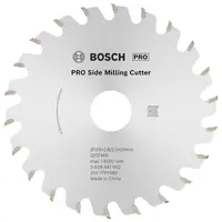 Диск циркулярен за рязане Bosch с HM пластини за бисквит машина  105 мм, 20 мм, 2.8 мм, 22 z, PRO