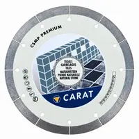 Диск диамантен за мокро рязане Carat на твърди плочки  180 мм, отвор 25.4 мм, диамантен ръб 10 мм, CSMP