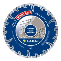 Диск диамантен за сухо рязане Carat на армиран бетон и скални материали  125 мм, 22.23 мм, CDTM