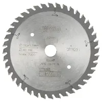 Диск циркулярен за рязане DeWALT на дърво фино напречно надлъжно с HM пластини  165 мм, 20 мм, 2 мм, 40 z, Extreme