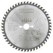 Диск циркулярен за рязане DeWALT на дърво фино напречно надлъжно с HM пластини  250 мм, 30 мм, 3.2 мм, 50 z, Extreme - product - 095 DWA 143