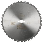 Диск циркулярен за рязане DeWALT на дърво напречно надлъжно с HM пластини  400 мм, 30 мм, 3 мм, 36 z, Extreme - product - 095 DWA 156