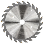 Диск циркулярен за рязане DeWALT на дърво напречно надлъжно с HM пластини  165 мм, 20 мм, 2.6 мм, 24 z, Extreme - product - 095 DWA 160