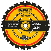 Диск циркулярен за рязане DeWALT на дърво напречно надлъжно с HM пластини  184 мм, 20 мм, 1.66 мм, 24 z, DT10401 - product - 095 DWA1853