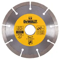Диск диамантен за сухо рязане DeWALT на тухли, бетон и керемиди  125 мм, 22.23 мм, 1.8 мм, Diamond Edge