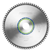 Диск циркулярен за рязане Festool на алуминий с HM пластини  210 мм, 30 мм, 1.9 мм, 72 z, TF72
