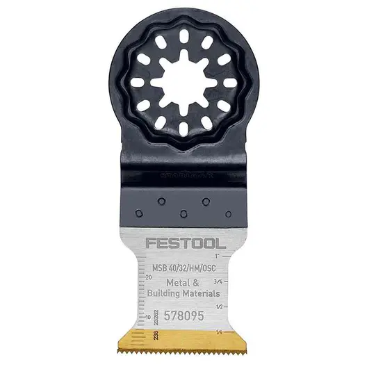 Нож за многофункционален осцилатор Festool  32 мм, Starlock, HM стомана, MSB 40/32/HM/OSC