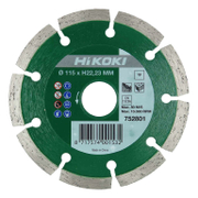 Диск диамантен за сухо и мокро рязане HiKOKI - Hitachi универсален  115 мм, 22.23 мм, Universal - product - 095 HTC 135