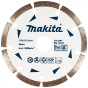 Диск диамантен за сухо рязане Makita на тухли, бетон и керемиди  230 мм, 22.23 мм, 2.6 мм - product - 095 MKT 430