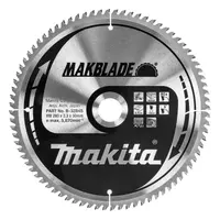 Диск циркулярен за рязане Makita на дърво фино напречно с HM пластини  260 мм, 30 мм, 1.8 мм, 80 z, Makblade