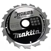 Диск циркулярен за рязане Makita на дърво напречно надлъжно с HM пластини  190 мм, 30 мм, 1.25 мм, 16 z, Specialized