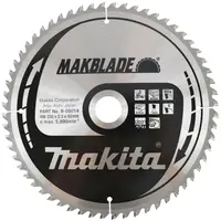 Диск циркулярен за рязане Makita на дърво фино напречно с HM пластини  255 мм, 30 мм, 1.8 мм, 60 z, Makblade
