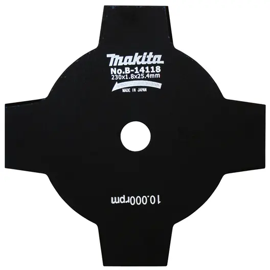 Нож за косене на трева Makita метален за моторна коса  ф 230x25.4 мм, 4 z, EBH253U