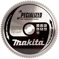Диск циркулярен за рязане Makita на сандвич панели с HM пластини  355 мм, 30 мм, 2.2 мм, 80 z, Specialized
