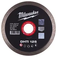Диск диамантен за сухо рязане Milwaukee на гранит, мрамор и скални материали  125 мм, 22.23 мм, 2.1 мм, DHTi
