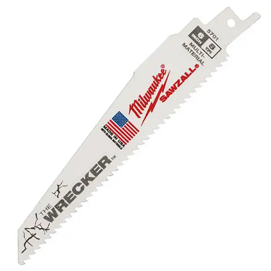 Нож за саблен трион Milwaukee за метал  230 мм, 7/11 TPI, Wrecker