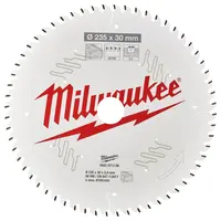 Диск циркулярен за рязане Milwaukee на дърво с HM пластини с PTFE покритие  235 мм, 30 мм, 2.4 мм, 60 z, CSB P