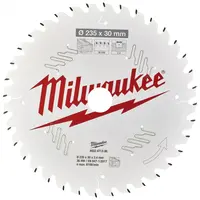 Диск циркулярен за рязане Milwaukee на дърво грубо с HM пластини  235 мм, 30 мм, 2.4 мм, 36 z, CSB P