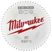 Диск циркулярен за рязане Milwaukee на дърво с HM пластини с PTFE покритие  305 мм, 30 мм, 3 мм, 60 z, CSB MS - product - 095 MLA1689