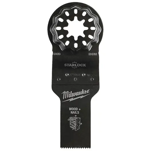 Нож за многофункционален осцилатор Milwaukee  20 мм, Starlock, BiM, 6000